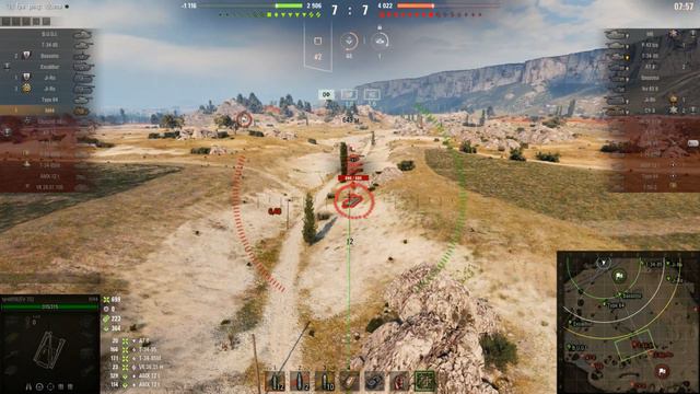 Арта м44 крошит противника Мир танков World of Tanks смотреть онлайн