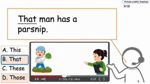 English Grammar Quiz | This That These Those quiz (1) | Demonstrative Pronouns | Speaking 英文小測免費學英文