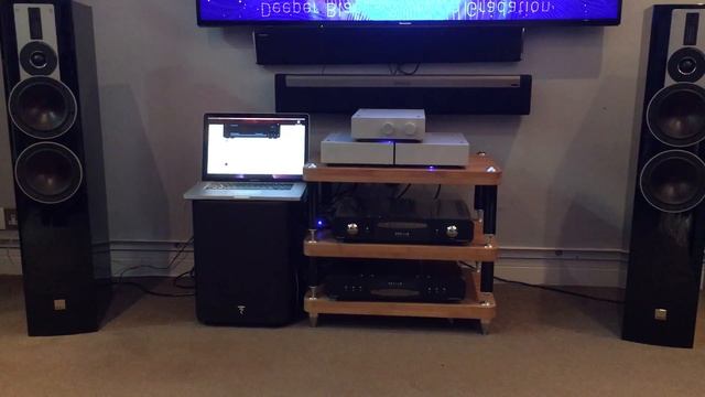Acoustic imagery pre amp/D400M class d hypex monoblock + dali rubicon 6 speakers , audioquest cable