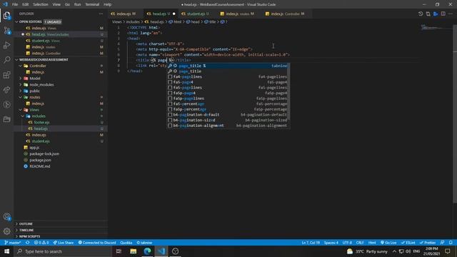 GIT PULL AND ADDING PAGE TITLE DIFFERENT ROUTES ( PART 5 ) смотреть онлайн