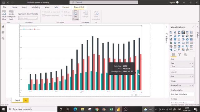 Cluster charts in Power BI | Data analytics | Power bi in tamil Vathiyar | Part 5 смотреть онлайн