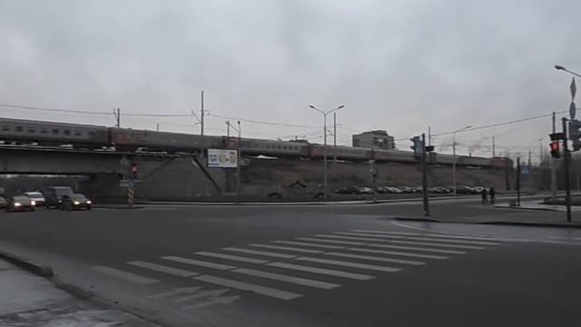 Neva river 04.12.2013 Нева (Финляндский железнодорожный мост,лед)