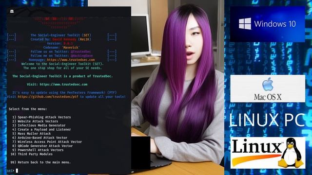 ETHICAL HACKING. Social engineering toolkit. SET. Easy Reverse Shells and more. Hack like Mr Robot.