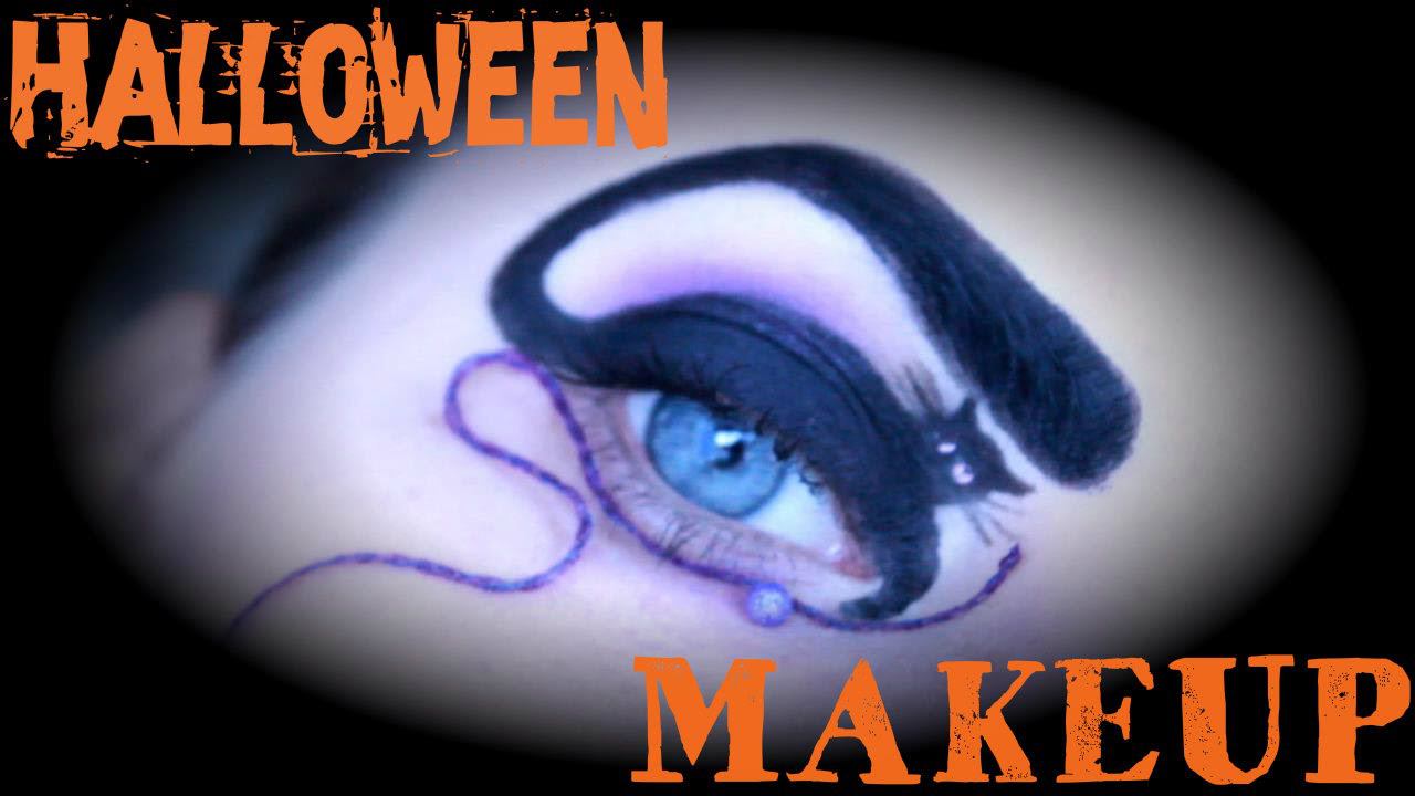 Halloween Makeup Tutorial Black Cat/ Макияж на Хэллоуин Чёрная кошка