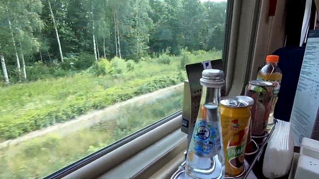 Поезд Москва-Кисловодск. Двухэтажный поезд № 004. Обзор купе. Сходила в ресторан смотреть онлайн