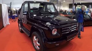 Mercedes Benz G class cabriolet W463 Cabrio compilation 2: black and white colour walkaround K1413