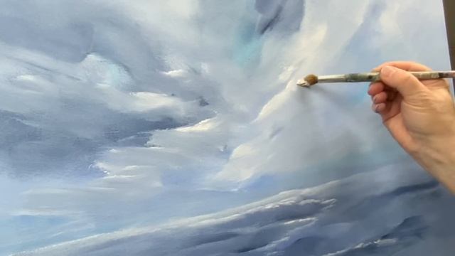 I used a Kitchen Sponge to Create my Painting! #339 смотреть онлайн