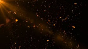 Футаж летающие частицы в движении света