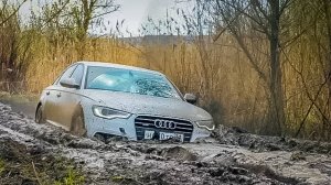 AUDI A6 поехала на бездорожье вместе с вседорожниками. OFF-ROAD