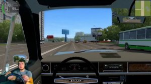 УГНАЛ У  ДЕДА ВОЛГУ 24 - CITY CAR DRIVING + РУЛЬ