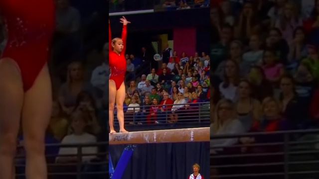 Katelyn Ohashi Reverse Mod Beams #gymnastics 🔥😍