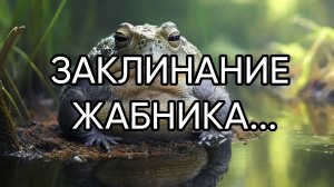 ЗАКЛИНАНИЕ ЖАБНИКА...ДЛЯ ВСЕХ...