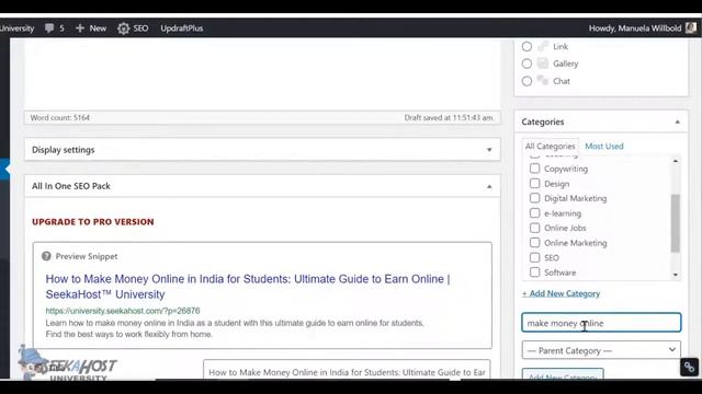 On-Page SEO in WordPress Publication For Best Ranks смотреть онлайн