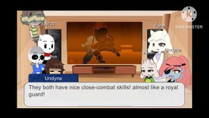 Undertale Reacts to || VHS Sans Vs Wiki Sans ||