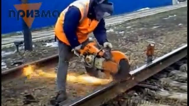 Рельсорезный станок РР 80