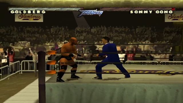 WCW/NWO Thunder - Goldberg - World Heavyweight Championship (PS1)