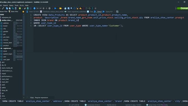 Task 36 | Java Institute | DBMS | How to create SQL View Query to suit the given requirements смотреть онлайн
