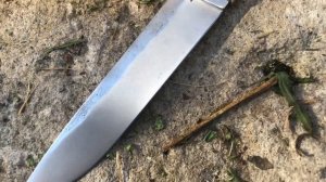 Нож "Бичак", клинок Bohler K340, рукоять стабилизированный ясень