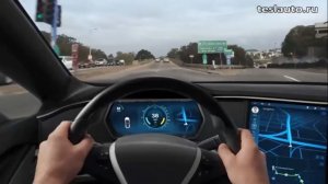Автопилот Tesla Model S от Bosch (На русском)