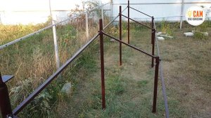 ☀️ Каркас для солнечных панелей с регулировкой угла. Установка на землю.