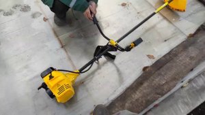 Первый запуск дешевого триммера Partner for Garden