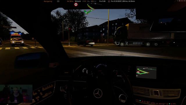 ETS2 1.46 Helsingfors (FIN) - Pskov (RU) Mercedes-Benz S65 AMG W221 2012 #8 смотреть онлайн