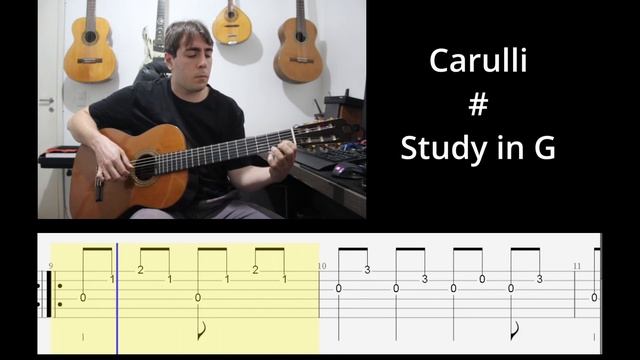 Carulli # Study in G | Tab & Play смотреть онлайн