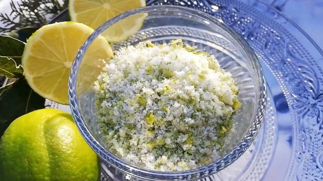 Cахар с лаймом.Цитрусовый раф станет ароматне! Сахар для выпечки,напитков и десертов. смотреть онлайн