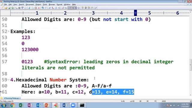 Literals || Core Python || Numeric Literals in Python|| Literals by Madhu|| Core Python By Madhu Si