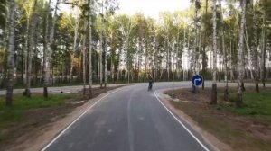 Лыжероллерная трасса в городском парке г.Верхняя Пышма