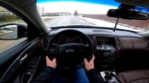 2008 Infiniti EX 37 3.7i V6 320 Hp 4WD POV Test Drive