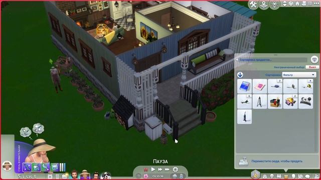 Не совсем пекарня - Цветочный эп. 1 - Sims 4