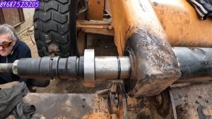 Перевтуливание экскаватора погрузчика Case 695