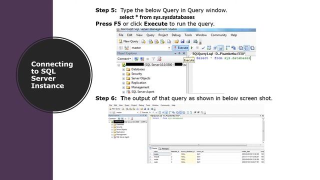 Connecting to SQL Server Instance #sqlserverdba #sqlserveradministrator