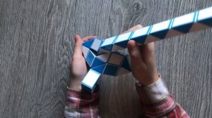 Как сделать черепаху из змейки 36 элементов - how to make a rubik snake turtle. Змейка Рубика