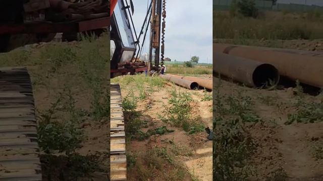 Монтаж шпунта.