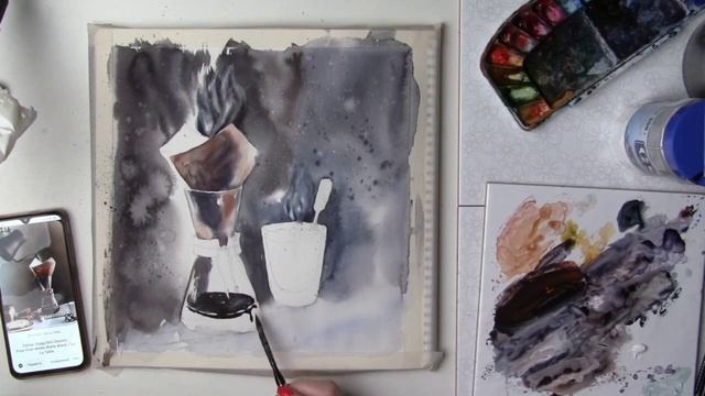 Эффект пара в акварели смотреть онлайн