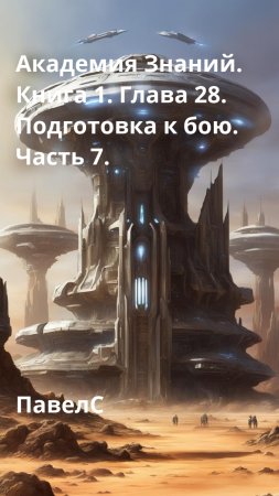 Академия Знаний. Книга 1. Глава 28. Подготовка к бою. Часть 7.