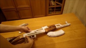Автомат Калашникова из бумаги