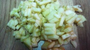 Венигрет с фасолью и яблоком