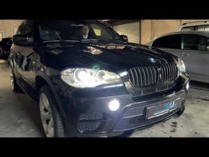 BMW X5 E70 - установили bi-led модули Aozoom A10, головное устройство на систему на базе Android