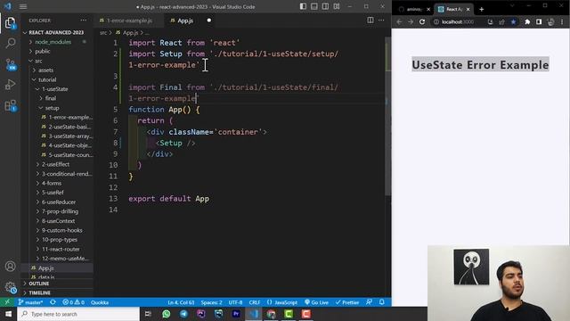 React hooks : UseState , Developing , React JS for beginners , React , JS , Html , CSS , PHP ?️?