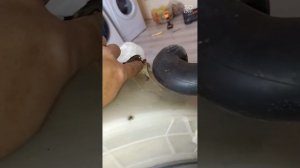 оторван бак, барабан стиральной машины. ремонт бака стиральной машины. washing machine tank repair