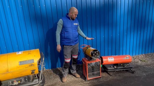 Тепловые пушки – дизельные, газовые, электрические. Промышленные модели. Обзор от belrent