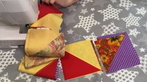 КРАСИВЫЙ ЛОСКУТНЫЙ УЗОР "ЖГУТЫ" мастер класс Гелла Чара