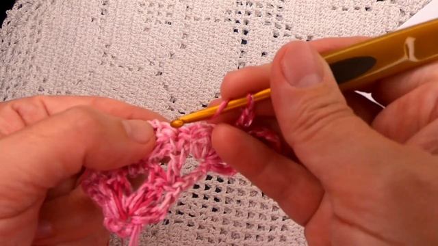 Разбор УЗОРА для ШАЛИ по схеме , crochet shawl , вязание КРЮчКОМ (шаль № 418) смотреть онлайн