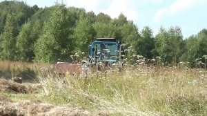 Прессуем сено прессом "КИРГИСТАН".