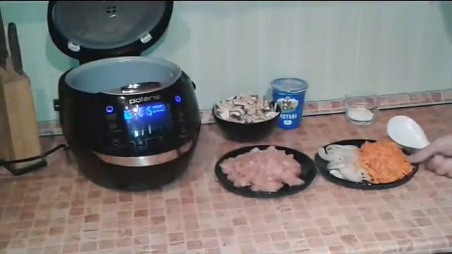 Домашние видео рецепты: курица с шампиньонами в мультиварке смотреть онлайн