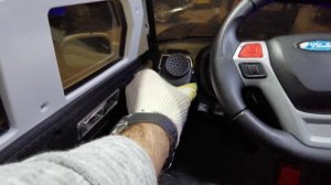 Детский электромобиль полиция ЛЕНД РОВЕР