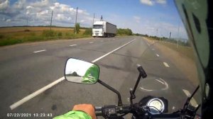 22.07.2021 
Муром - Ухта на мотоцикле Bajaj Avenger street 220.Часть 1.